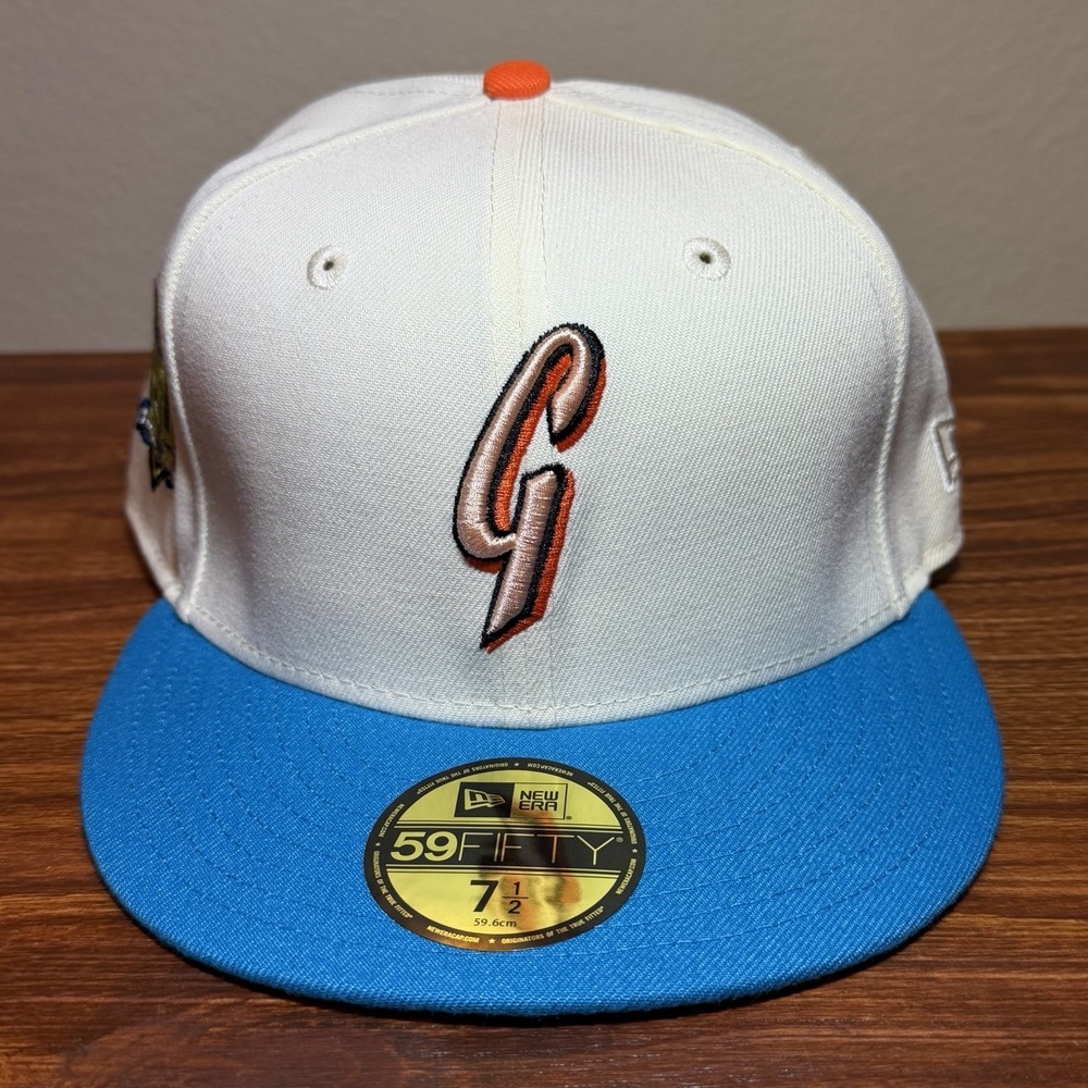 New Era San Francisco Giants 59FIFTY Hat Space Pack 60th Year Patch Size 7 1/2